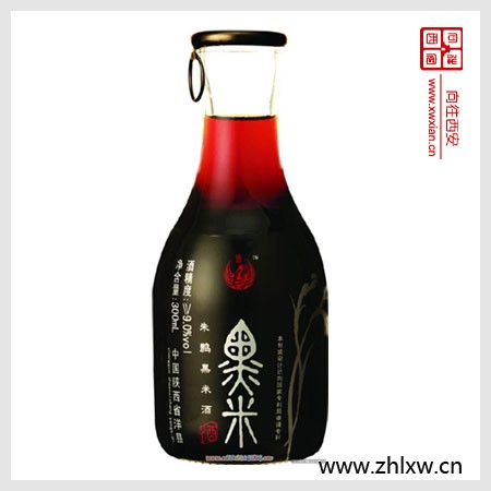 朱鹮9度黑米酒