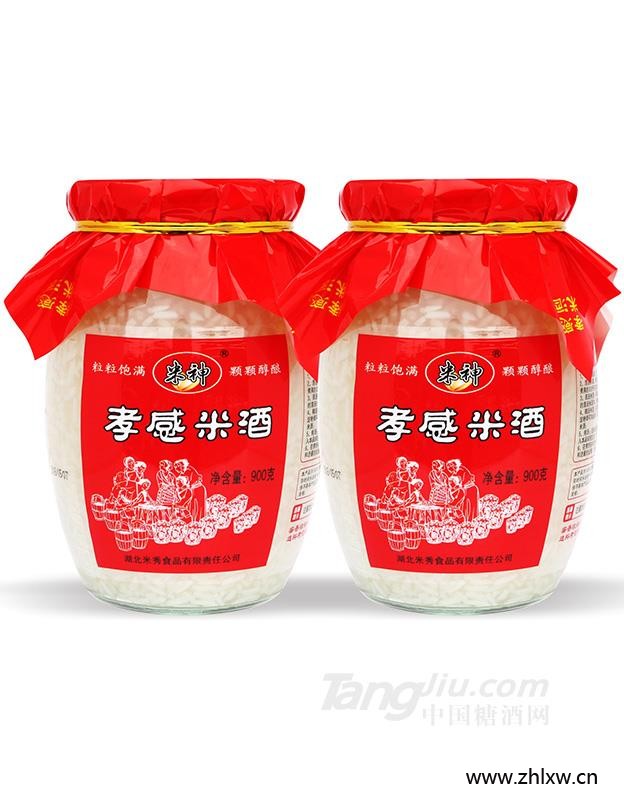 米神孝感佬米酒900g瓶装图1