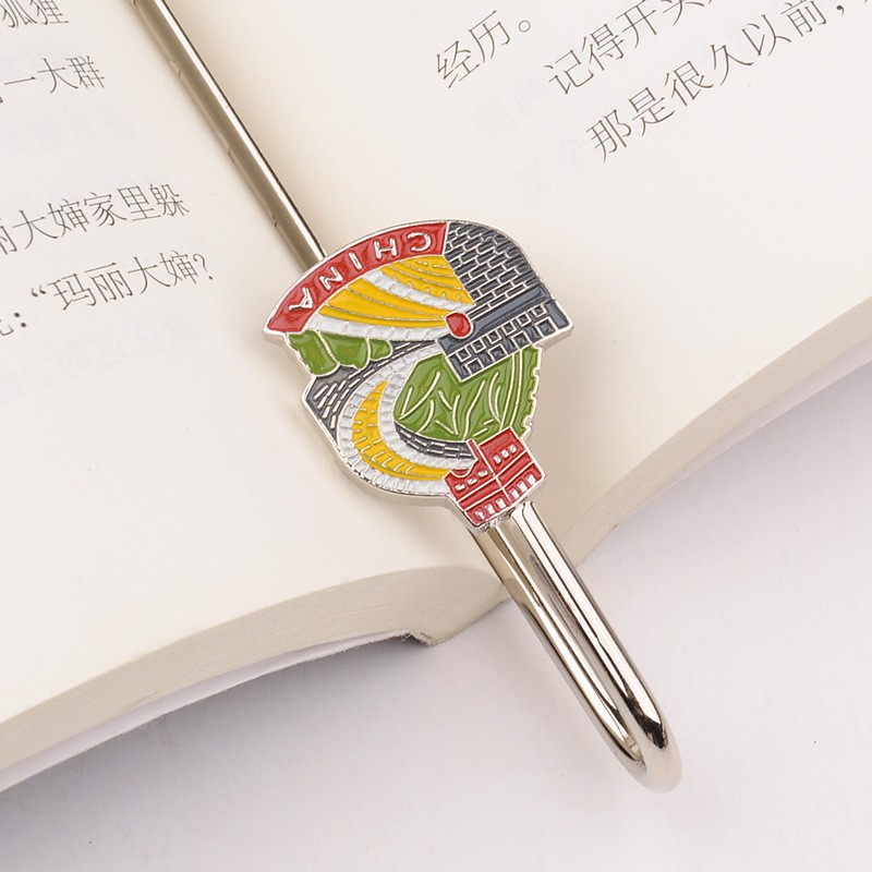 北京特色旅游纪念品天安门天坛长城金属书签创意故宫文创礼物图2