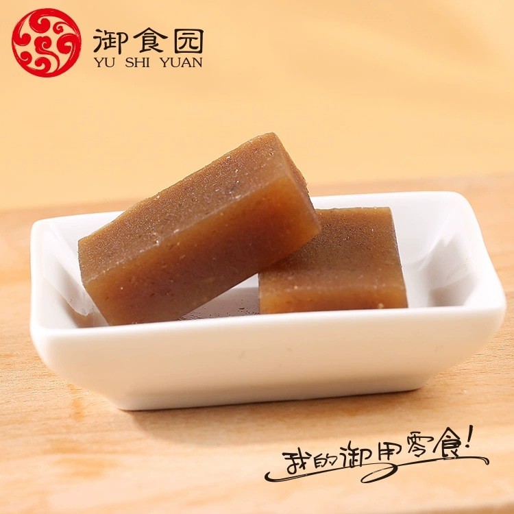 御食园羊羹栗子羹老北京特产传统糕点休闲零食500g包邮图2