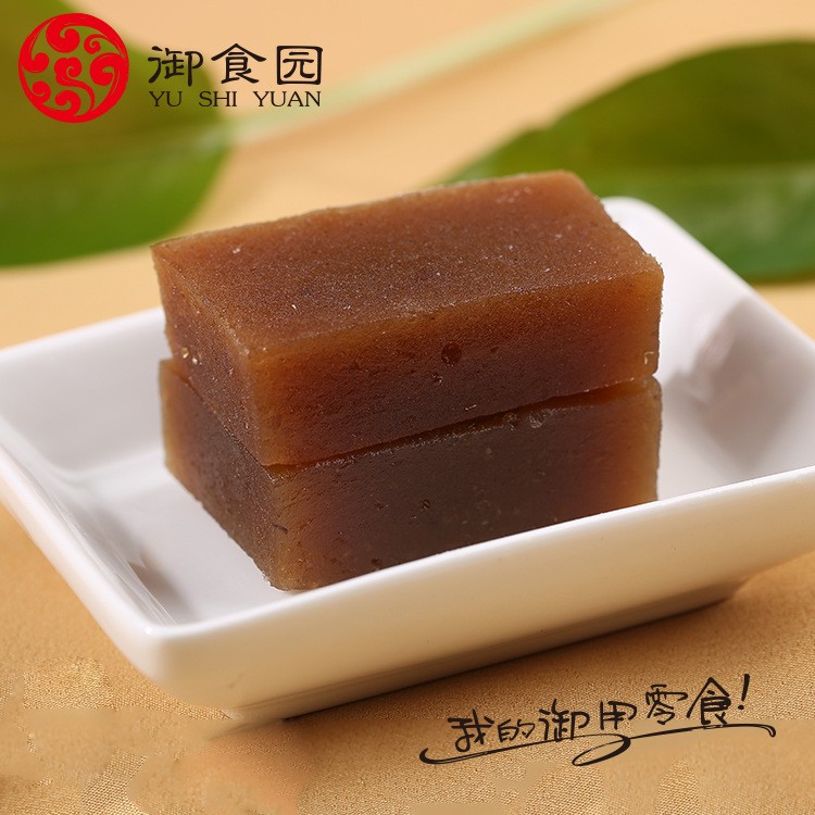 御食园羊羹栗子羹老北京特产传统糕点休闲零食500g包邮图4