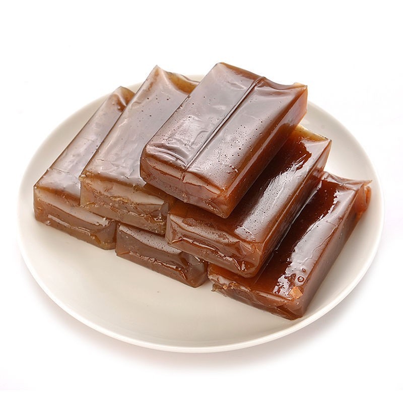 御食园羊羹栗子羹老北京特产传统糕点休闲零食500g包邮图5