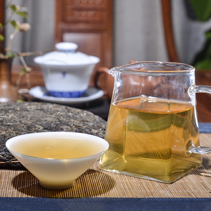 普洱茶生茶饼茶 越陈越香七子饼普洱生茶饼357g 普洱生茶 茶饼图4