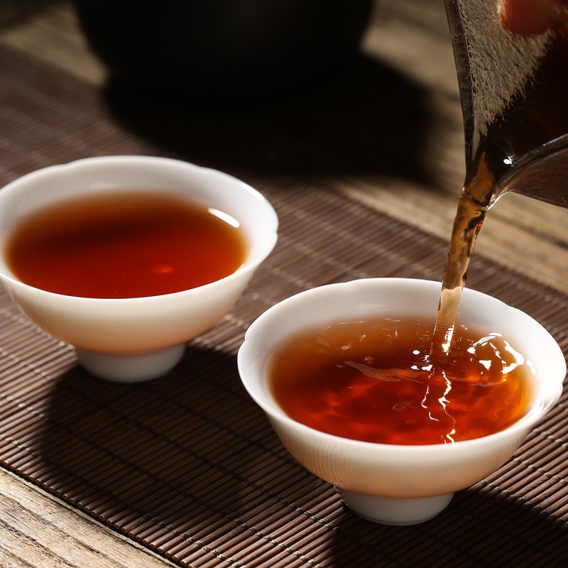 批发云南陈年普洱茶熟茶2003年古树迷你小金砖沱茶小方砖源头厂货图3