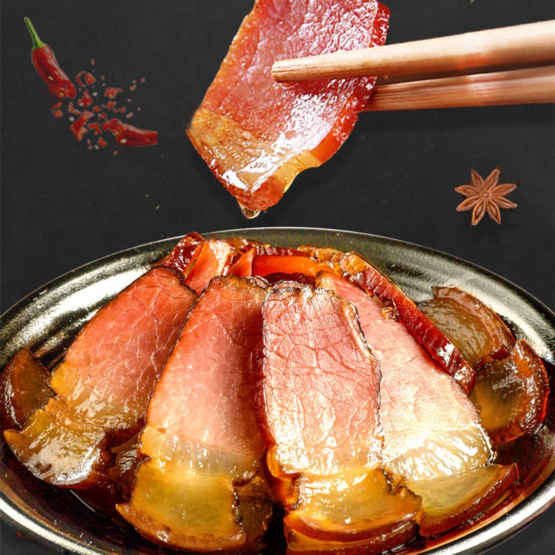 四川特产农家自制腊肉烟熏肉咸肉非湖南腊肠正宗五花腊肉一件代发图4
