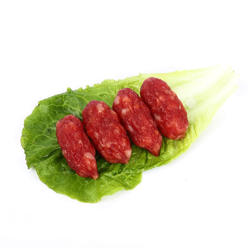 广式10斤散装脆皮粒肠短肠枣肠腊肠腊肉 饭堂餐饮腊肠厂家批发图5