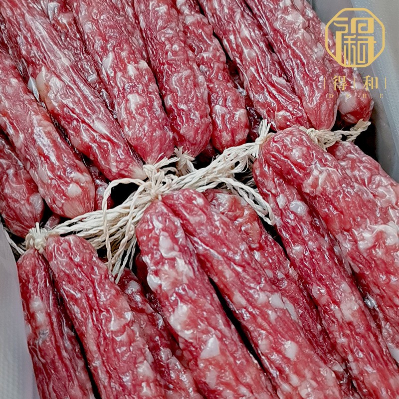 批发广式广味腊肠广东香肠腊肉 散装猪肉香肠烤肠 中山黄圃厂家图4