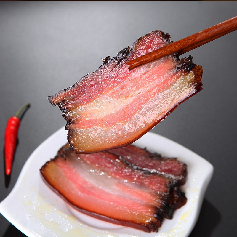 四川特产 四川腊肉 烟熏五花腊肉 风干腊肉 厂家批发一件代发图3