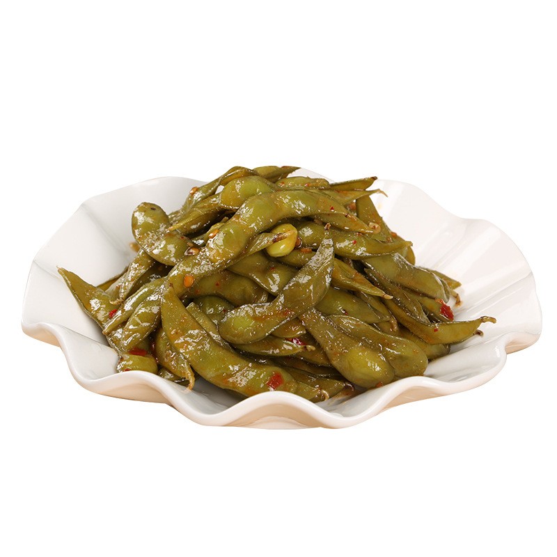 香辣毛豆 麻辣豆笋 藕片 酱香花生卤味菜即食素菜下酒菜商用食材图5