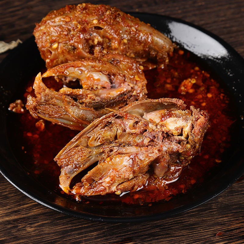 麻辣兔头批发自贡冷吃兔 四川特产源头工厂 现炒现发熟食兔肉零食图4