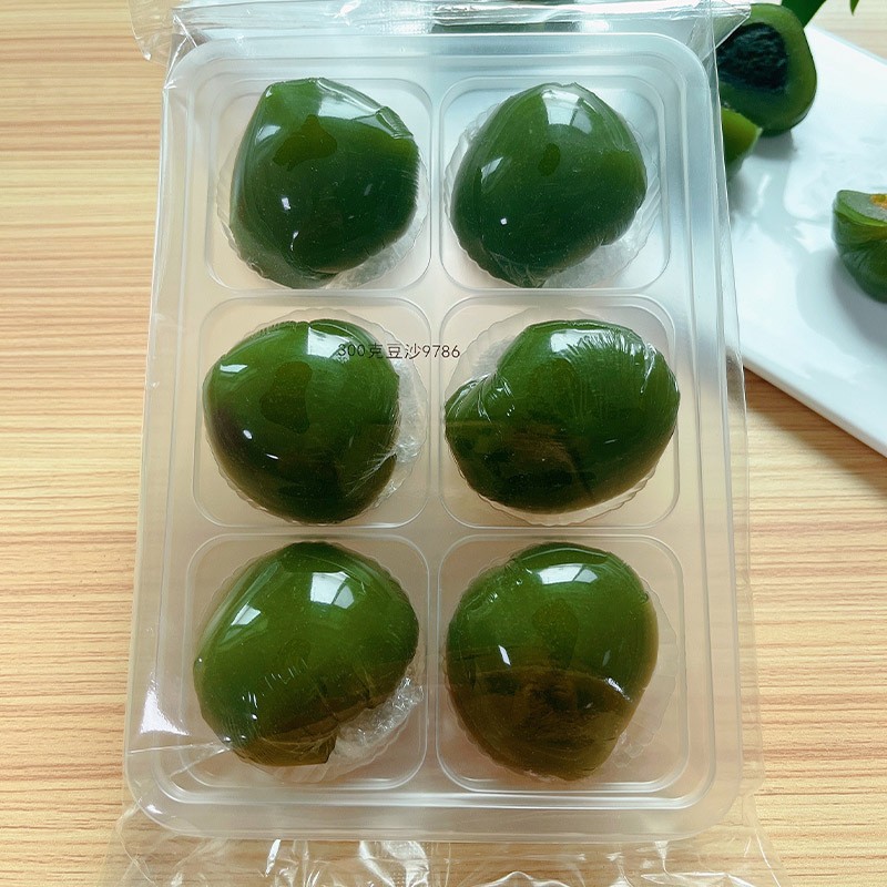 豆沙青团定制代工团购江南小吃传统小食季节性清明果艾草团图5
