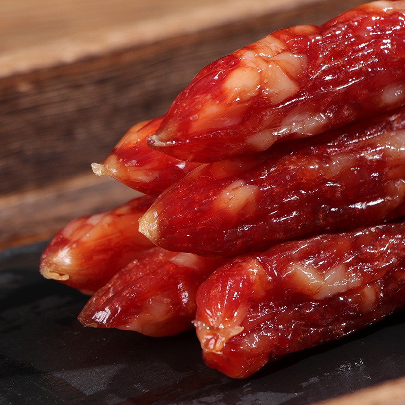 友恒腊味广式腊肠500g装广东烤肠广味腊肉风干香肠江门特产香肠图4