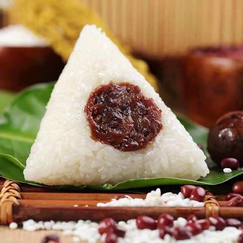 嘉兴肉粽子蛋黄鲜肉粽豆沙蜜枣甜粽特产速食厂家团购批发传统糕点图4