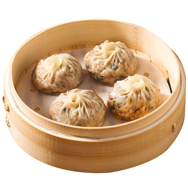 纸皮烧麦蛋黄梅干菜梅菜芝士糯米鲜肉烧卖微波速冻冷冻早餐速食图4