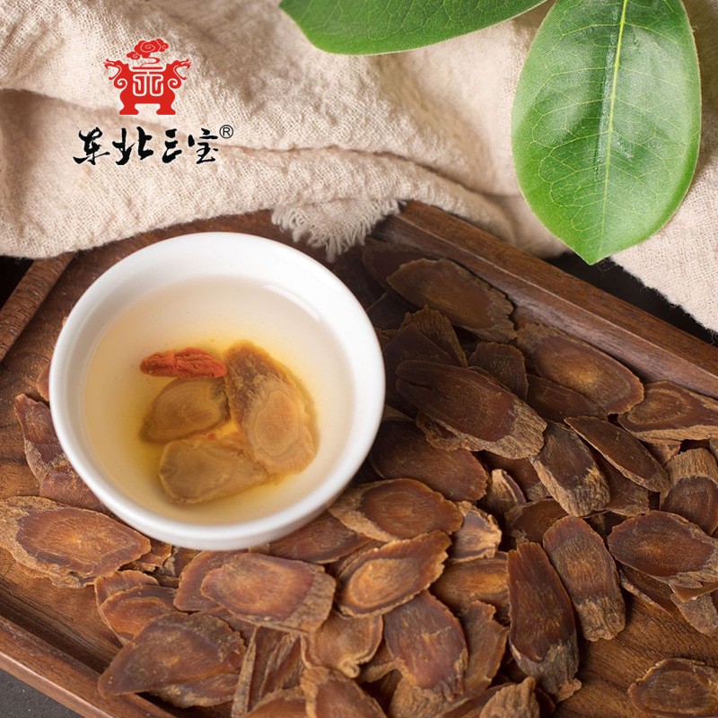东北三宝长白山红参片现货批发原皮大中小切片一件代发无糖红参片图4