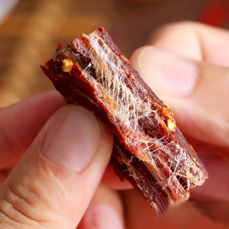 风干猪肉风干牛肉四川特产风干肉手撕麻辣牛肉直供风干牛肉干批发图3