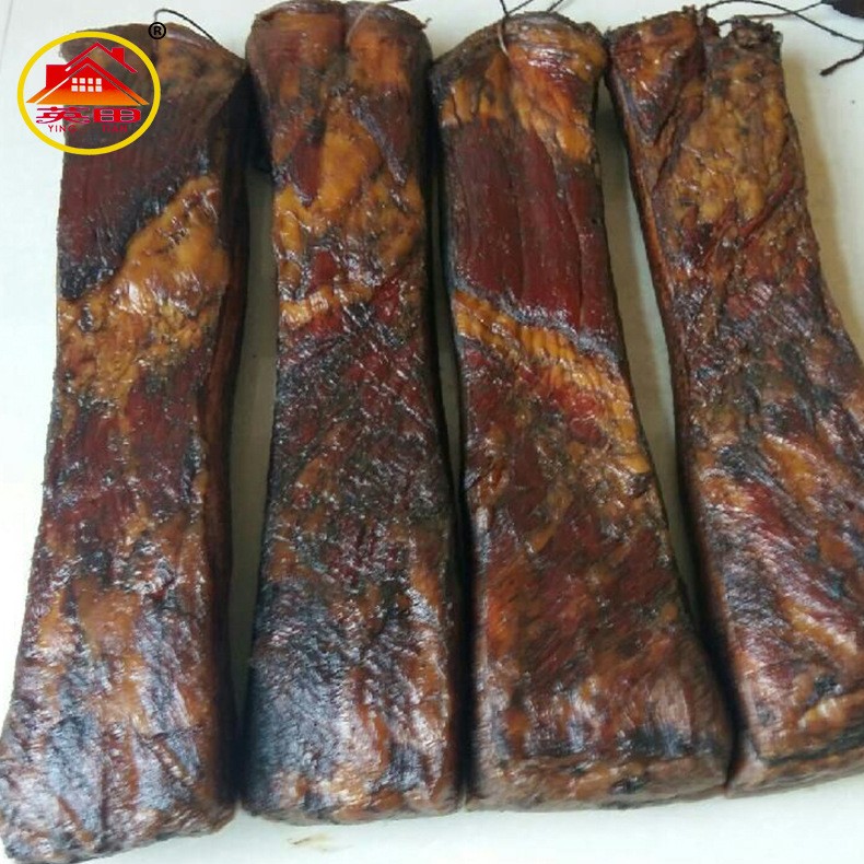 厂家直供散装柴火烟熏五花腊肉 农家土猪腊五花肉 湖南特产批发图3