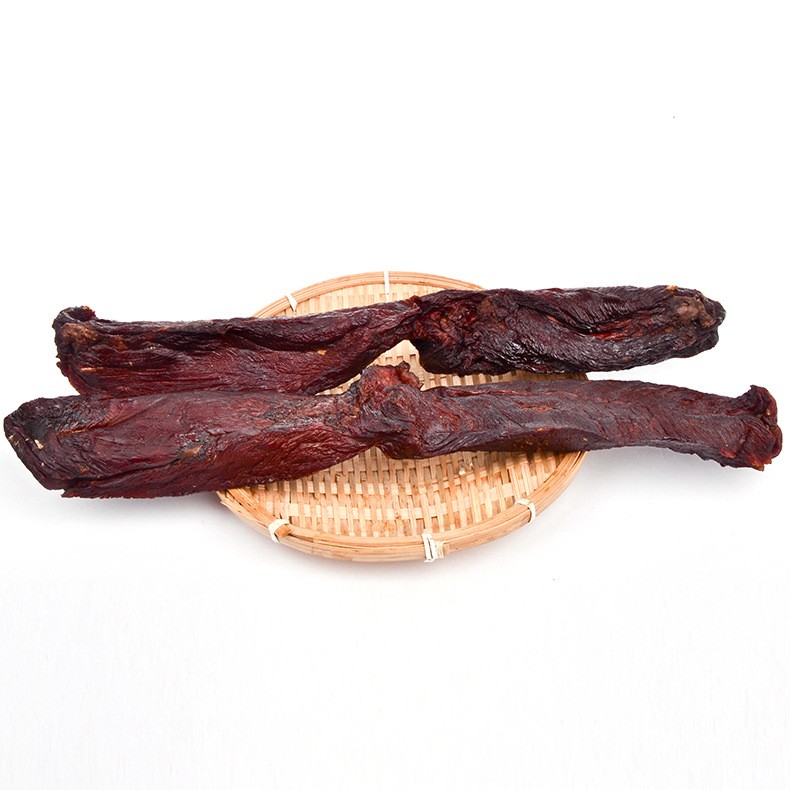 厂家直供 湖南特产腊黄牛肉 英田牌柴火烟熏500g腊黄牛肉 牛肉条图2