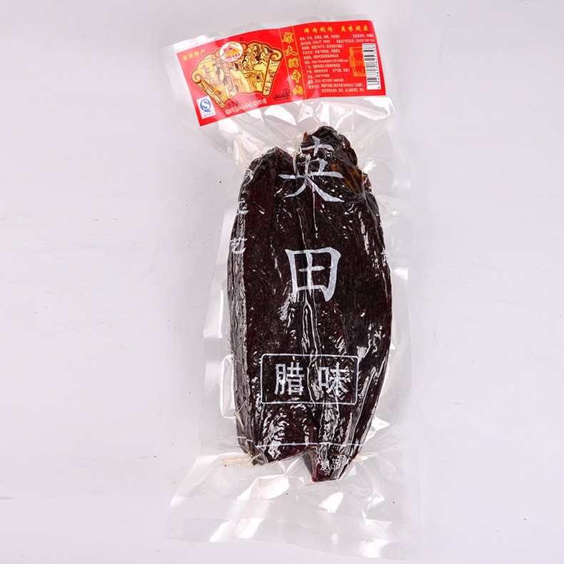 厂家直供 湖南特产腊黄牛肉 英田牌柴火烟熏500g腊黄牛肉 牛肉条图5