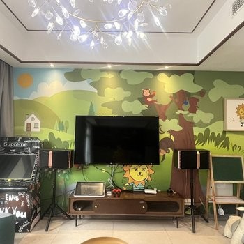 奇幻乐园·3房5床花园别墅（KTV·街机·麻将·电烧烤·户外儿童设施）图2
