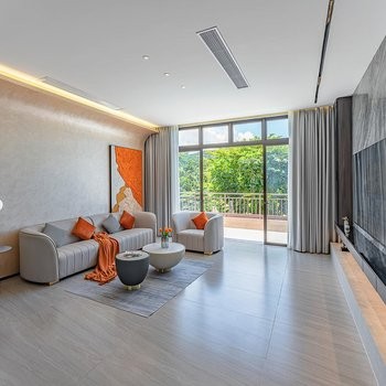 拉菲尔·湖景7房8床别墅（一线湖景·泳池·独立星空顶KTV房·麻将·电烧烤·网红泳具）图2