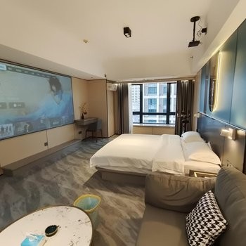 日式轻享轻奢影音大床房图3