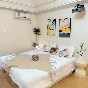 Ins｜奶油一居室（120寸投影+投影vip+负氧离子氧吧蛋）图2