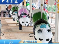 景区飞马上山简易轨道爬坡代步项目运输游客观光缆车游乐设备厂家