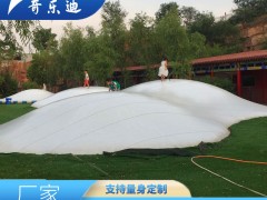 单双球蹦蹦云无动力游乐设备 户外景区农场沙窝亲子跳跳云厂家