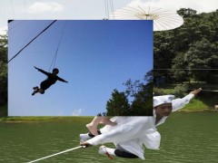 梦之龙景区汉服高空威亚设备高空吊威亚网红飞天威亚厂家