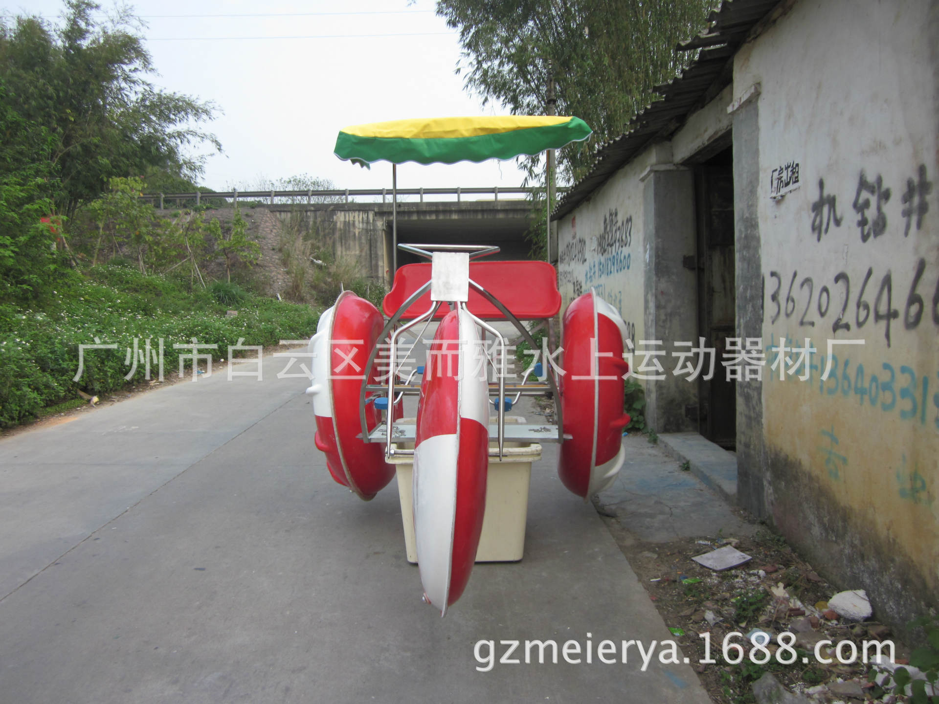 不锈钢架子三轮车 (5)