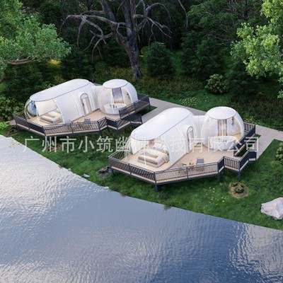 露营遮阳隔热泡泡星空帐篷房屋民宿景区PC星球形太空舱住人防雨